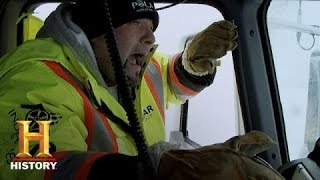 Ice Road Truckers The Most Dangerous Crossing of Todds Life S9 E3  History [upl. by Aisor]