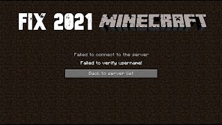 How to fix quotFailed to verify usernamequot error in Minecraft TLauncher Multiplayer Aternos Server [upl. by Terrill]