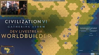 Civilization VI  WorldBuilder Basic Mode Dev Livestream VOD [upl. by Goodhen]