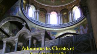 Adoramus Te Christe  Dubois Catholic Hymns [upl. by Ertnom]