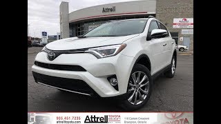 2018 Toyota RAV4 AWD Limited Review  Brampton ON  Attrell Toyota [upl. by Dorion38]