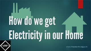 How do we get Electricity in our Home Easiest Explanation  TheElectricalGuy [upl. by Anelrats208]