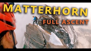 The Matterhorn Hörnli Ridge FULL CLIMB Raw 360 GoPro Footage [upl. by Fredelia]