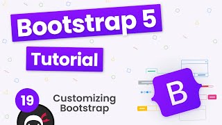 Bootstrap 5 Crash Course Tutorial 19  Customizing Bootstrap [upl. by Rovner]