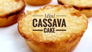 Mini Cassava Cake  PinoyCookingRecipes [upl. by Anyat182]