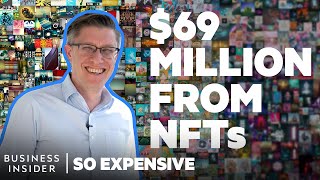 Beeple Explains The Absurdity Of NFTs  So Expensive [upl. by Eltsirk249]