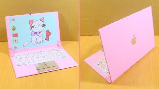 How to Make Paper Laptop  DIY Easy Paper Laptop  Origami Paper Laptop [upl. by Tymon]