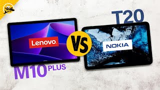 Lenovo Tab M10 PLUS vs Nokia T20  Who Wins [upl. by Narmi]