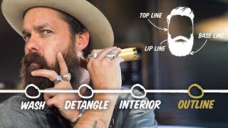 How to Trim Your Beard at Home 4 Step Tutorial  GQ [upl. by Letisha]