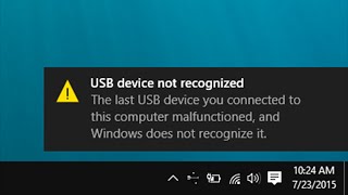 How To Fix USB Device Not Recognized in Windows 10 [upl. by Nosde733]