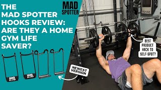 The Mad Spotter Hooks Review A Home Gym Hack For Dumbbells and Self Spotting Garage Gym Review [upl. by Lattimer135]