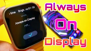 How To Add Always On Display in Smartwatch [upl. by Azenav12]