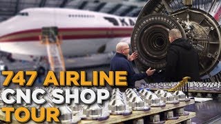 Tour of Kalitta Airs Private CNC Shop [upl. by Hakilam456]