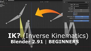 IK  Blender Inverse Kinematics  Beginners Tutorial [upl. by Avehs]