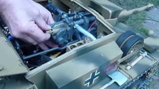 StuG 111 Ausf F 16 scale model Loading and unloading the gun [upl. by Craggie]