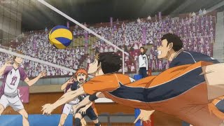 Nishinoya Yu All Receives Moments 🔥  Haikyuu Season 3 [upl. by Rowen]