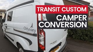 VAN TOUR Ford Transit Custom Camper Conversion [upl. by Bravar497]