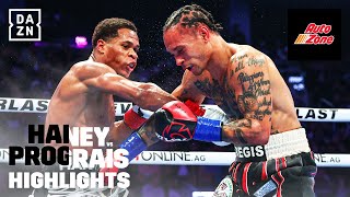 ICONIC PERFORMANCE  Devin Haney vs Regis Prograis Fight Highlights [upl. by Ydnab180]