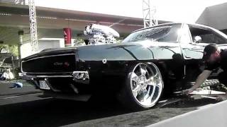 1968 Dodge Charger at the SEMA Show 2011 [upl. by Eemyaj555]