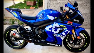 Exhaust Sound AKRAPOVIC Suzuki GSXR 1000 R  2020 [upl. by Ahtennek]