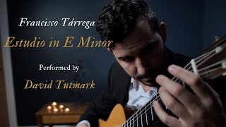 Francisco Tárrega  Estudio in E Minor [upl. by Jamille]