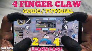 How To Go From 2 Fingers to a 4 Finger claw setup  Tips and tricks  2 to 4 finger tutorial  CODM [upl. by Nwahc]