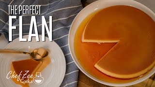 How To Make Flan  Flan de Leche Condensada  Chef Zee Cooks [upl. by Yekciv335]