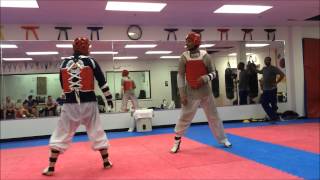 May 2015 Olympic Taekwondo Sparring Practice [upl. by Sarilda]