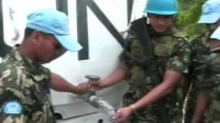 UN Peacekeepers Warning Graphic Video [upl. by Kinom]