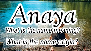 Anaya Name Meaning  baby names [upl. by Aikas]