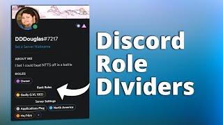 Outdated How to make Discord Role DividersCategories [upl. by Borchers]