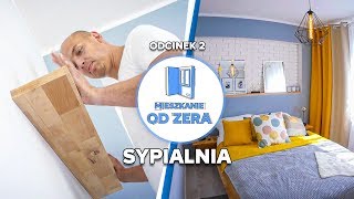 MIESZKANIE OD ZERA 2  Sypialnia DIY – tanio i sprytnie [upl. by Adien]