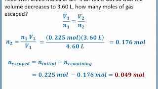 CHEMISTRY 101  Avogadros Law [upl. by Oicafinob]