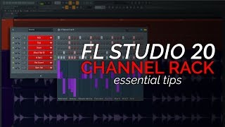 FL Studio 20 Basics  The Channel Rack Step Sequencer [upl. by Rebmik]