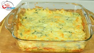 Macarrones gratinados con Espinacas Receta navideña [upl. by Rochester966]