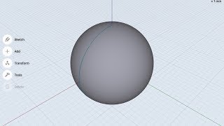 Learn Shapr3D  How to make sphere tutorial [upl. by Biddy]