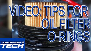 TIPS FOR OIL FILTER ORINGS [upl. by Snave]