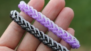 Rainbow Loom Nederlands French Braid armband [upl. by Notpmah178]