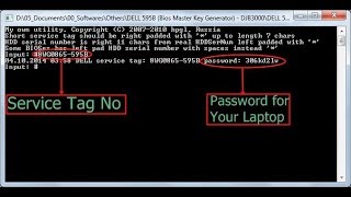 How to reset bios password  HDD Password Laptop Dell [upl. by Ecinuahs639]