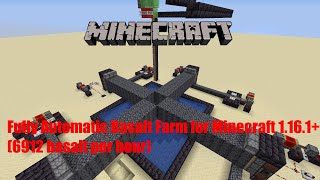 Auto Basalt Farm for Minecraft 11626912 Basalthour [upl. by Assirialc]