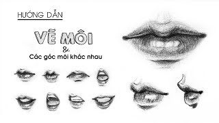 How to draw Lips by Huta chan Art Drawing [upl. by Nwahsad]