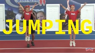 Teach Youth Cheerleaders Jumping Technique [upl. by Ecinahc224]