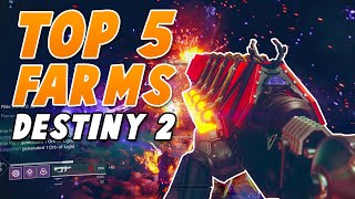 Top 5 Craziest Farms in Destiny 2 Infinite Enemies for Catalysts Quests amp Orbs Best Loot Caves [upl. by Shanney]