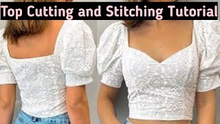 Top Cutting And Stitching Full Tutorial  Stitching Game With Jyoti [upl. by Sinclair515]