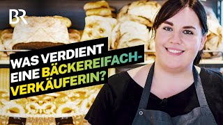 Kuchen Kaffee und Karriere Das Gehalt als Bäckereifachverkäuferin  Lohnt sich das  BR [upl. by Demmahum597]