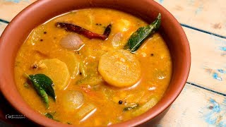 Mullangi Sambar  How To Prepare Radish Sambar [upl. by Yob]