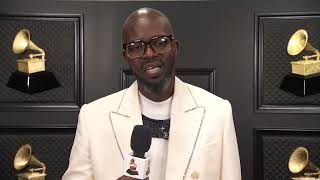 BLACK COFFEE OneOnOne Interview  2022 GRAMMYs [upl. by Ayhtak]