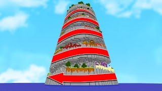 MINECRAFT PARKOUR SPIRAL ONE HOUR SPECIAL [upl. by Adalia]