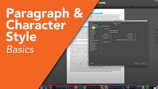 InDesign 2023 Tutorial  Paragraph Styles amp Character Style Basics [upl. by Melina]