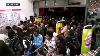 Excited shoppers rush into Game stores to take advantage of Black Friday [upl. by Xirdnek130]